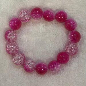 Pink Beaded Bracelet